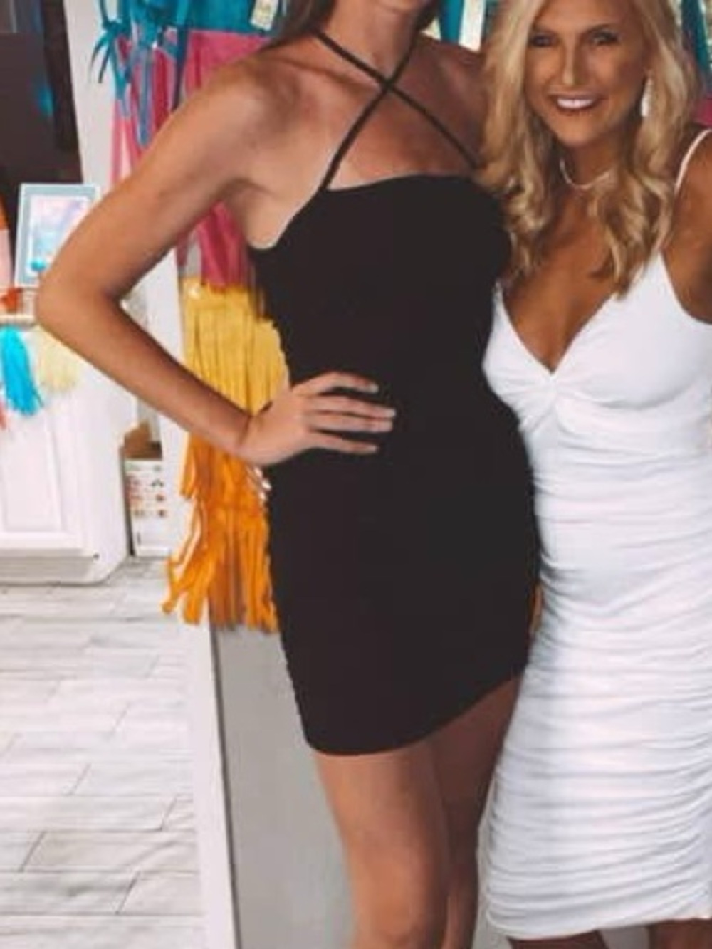 Black going out dress